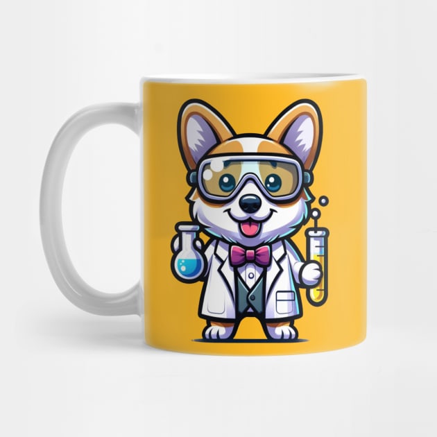 corgi the scientist by Ferdi Everywhere